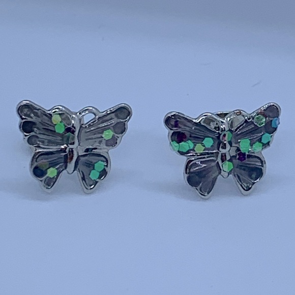 Butterfly Stud Style Earrings ( 3 for $15 ) - Picture 1 of 6